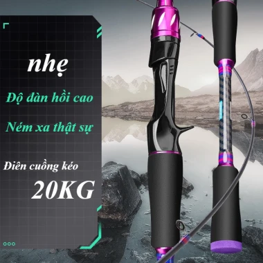 Cần Câu Lure Carbon Siêu Nhạy 1m65/1m8 - Câu Biển & Nước Ngọt Giá Rẻ 98000đ 2 Cần Câu Lure Carbon Siêu Nhạy 1m65/1m8 - Câu Biển & Nước Ngọt Giá Rẻ 98000đ 2