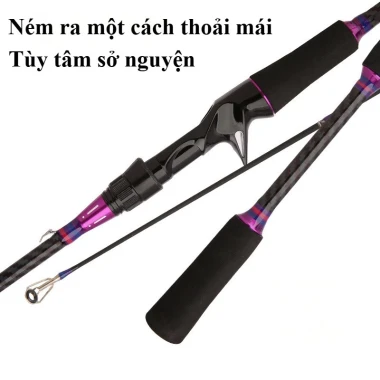 Cần Câu Lure Carbon Siêu Nhạy 1m65/1m8 - Câu Biển & Nước Ngọt Giá Rẻ 98000đ 6 Cần Câu Lure Carbon Siêu Nhạy 1m65/1m8 - Câu Biển & Nước Ngọt Giá Rẻ 98000đ 6