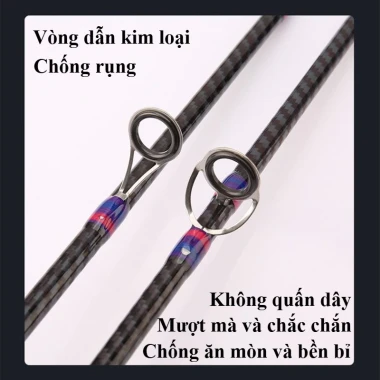 Cần Câu Lure Carbon Siêu Nhạy 1m65/1m8 - Câu Biển & Nước Ngọt Giá Rẻ 98000đ 8 Cần Câu Lure Carbon Siêu Nhạy 1m65/1m8 - Câu Biển & Nước Ngọt Giá Rẻ 98000đ 8