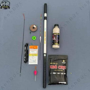 Cần Câu Tay Double Fish 3H - Câu Cá Hiệu Suất Cao, Độ Dẻo Lớn, Giá Chỉ 40k! 2