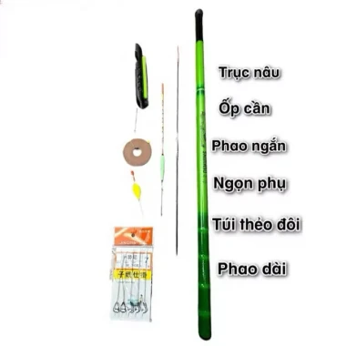 Cần Câu Tay Trúc Xanh 3H Độ Dẻo Cao Câu Cá 0.5-4kg Giá Tốt 45k 14
