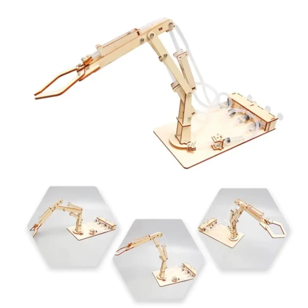 Hình ảnh sản phẩm Cánh tay gắp robot thủy lực cỡ lớn - Đồ chơi lắp ráp DIY giáo dục STEM STEAM cho trẻ