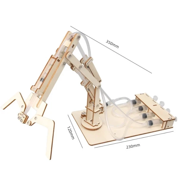 Hình ảnh sản phẩm Cánh tay gắp robot thủy lực cỡ lớn - Đồ chơi lắp ráp DIY giáo dục STEM STEAM cho trẻ