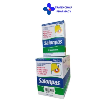 Cao dán giảm đau Salonpas hộp 10, 20, 40 miếng - giảm giá còn 23000đ 8 Cao dán giảm đau Salonpas hộp 10, 20, 40 miếng - giảm giá còn 23000đ 8