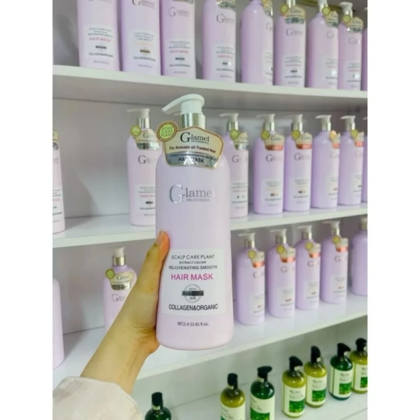 Hình ảnh sản phẩm Cặp Dầu Gội Xả GLAMEI 1.000ml Siêu Mượt - Phục Hồi Hư Tổn, Giá Ưu Đãi 290k