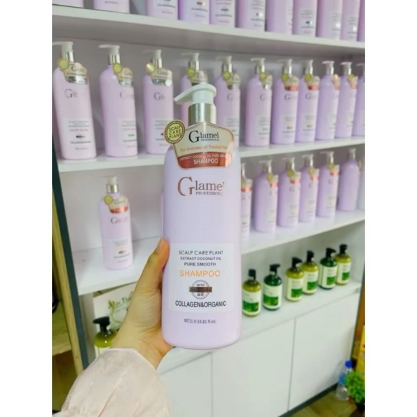 Hình ảnh sản phẩm Cặp Dầu Gội Xả GLAMEI 1.000ml Siêu Mượt - Phục Hồi Hư Tổn, Giá Ưu Đãi 290k