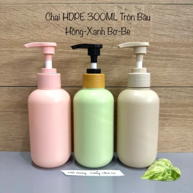 Chai Nhựa HDPE 200ml Đựng Mỹ Phẩm Cao Cấp - Kem Body, Lotion, Dầu Gội, Sữa Tắm Giá Tốt 11800đ 2
