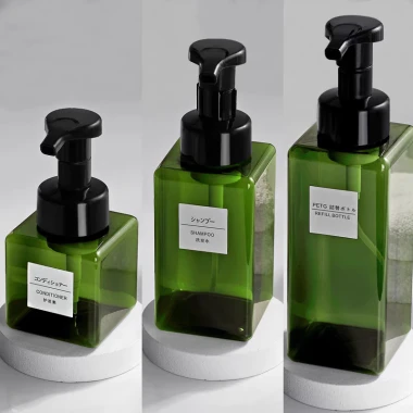 Chai Nhựa PET Vòi Nhấn 250/450ml , Nắp Pumb Sang Trọng Đựng Sữa,Tắm Lotion, Dầu Gội, Kem Dưỡng 6