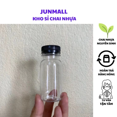 Chai Nhựa Tròn Vuông Đa Kích Thước 30-120ml Kèm Nắp - Giảm 15% Chỉ 99.000đ/100 Chiếc 6