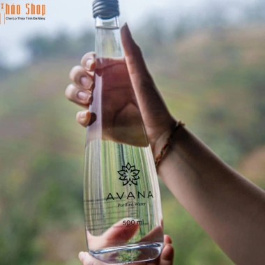 Chai thủy tinh bầu 500ml nắp nhôm bạc - Đựng nước ép, cafe, sữa hạt, chỉ 40.000đ