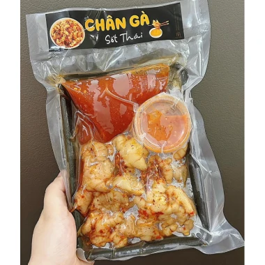 Chân gà tươi sốt thái rút xương 400g giá chỉ 130k - Giao hỏa tốc Hà Nội 4