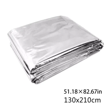 Chăn giữ nhiệt Mylar gấp gọn tiện lợi cho outdoor giá 29920đ - Chăn giữ ấm ngoài trời 7