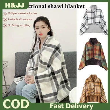 Chăn Lông Cừu Kẻ Sọc Winte Ấm Ném Đa Năng - Giường, Sofa, Du Lịch, Văn Phòng - Giá Shock 141.900đ 3