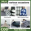 Chăn Lông Cừu Kẻ Sọc Winte Ấm Ném Đa Năng - Giường, Sofa, Du Lịch, Văn Phòng - Giá Shock 141.900đ 4
