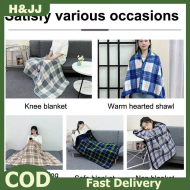 Chăn Lông Cừu Kẻ Sọc Winte Ấm Ném Đa Năng - Giường, Sofa, Du Lịch, Văn Phòng - Giá Shock 141.900đ 4
