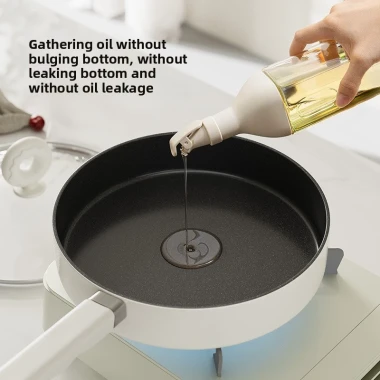 Chảo chống dính gốm sứ titan đa năng Bộ nấu ăn 0mm phủ Fluorine - Độ bền cao 2 Chảo chống dính gốm sứ titan đa năng Bộ nấu ăn 0mm phủ Fluorine - Độ bền cao 2