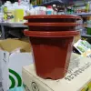 Chậu Nhựa Trồng Cây Hoa E280 Màu Nâu Dày Dặn - Giảm 9000đ Chỉ Còn 25900đ (24x21cm) 3