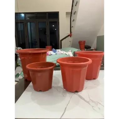 Chậu Nhựa Trồng Cây Hoa E280 Màu Nâu Dày Dặn - Giảm 9000đ Chỉ Còn 25900đ (24x21cm) 10 Chậu Nhựa Trồng Cây Hoa E280 Màu Nâu Dày Dặn - Giảm 9000đ Chỉ Còn 25900đ (24x21cm) 10