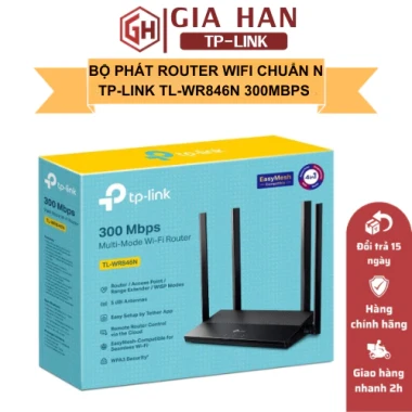 [CHÍNH HÃNG] Bộ Phát Wifi TP-Link TL-WR846N Chuẩn N 300Mbps – Bảo Hành 2 Năm 2
