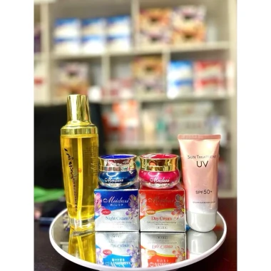 (CHÍNH HÃNG) Combo 4 Món Kem Meiduzi Nhật Bản Kèm Serum Vàng Và Kem Chống Nắng Uv Mẫu Mới 3