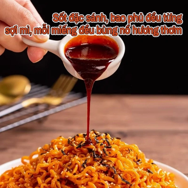 Hình ảnh sản phẩm CHOCMET Mì Gà Tây Cay Hàn Quốc vị Kem Phô Mai 113g*2 - Sữa thơm, sốt đặc biệt, tiện lợi 39.999đ