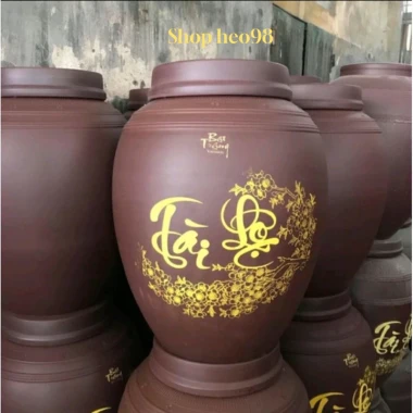 Chum Ngâm Rượu Bát Tràng Không Men 5-20L Tài Lộc Có Vòi & Không Vòi - Giá Chỉ 139k! 3 Chum Ngâm Rượu Bát Tràng Không Men 5-20L Tài Lộc Có Vòi & Không Vòi - Giá Chỉ 139k! 3