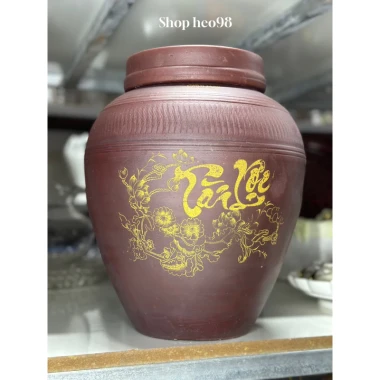 Chum Ngâm Rượu Bát Tràng Không Men 5-20L Tài Lộc Có Vòi & Không Vòi - Giá Chỉ 139k! 7 Chum Ngâm Rượu Bát Tràng Không Men 5-20L Tài Lộc Có Vòi & Không Vòi - Giá Chỉ 139k! 7
