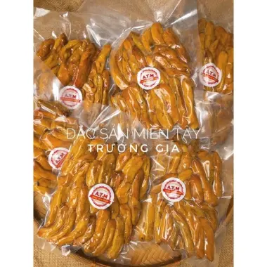 Chuối Cau Sấy Dẻo Miền Tây Nguyên Chất Không Đường Thơm Ngon Dai Cứng 35k/Gói 7