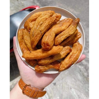 Chuối Đà Lạt sấy dẻo tự nhiên không đường 500g - Snack ăn vặt giòn ngon giá tốt 29k 4