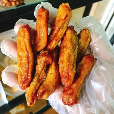 Chuối Đà Lạt sấy dẻo tự nhiên không đường 500g - Snack ăn vặt giòn ngon giá tốt 29k 5