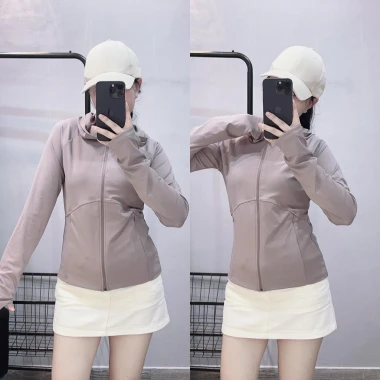 [ CÓ BIGSIZE ] ÁO KHOÁC THUN LẠNH QC LOẠI 1 BODY GYM CÓ NÓN , TAY XỎ NGÓN CHỐNG NẮNG , SIÊU THẤM HÚT MỒ HÔI 4
