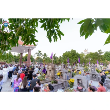 Cờ Thánh Giá Tím Cắm Mộ Công Giáo - Linh Hồn Tháng 11 Giá Tốt 30k 5