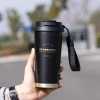 Cốc Starbucks 473ml Thép Không Gỉ Giữ Nhiệt Đôi Miệng, kèm ống hút và móc khóa quà tặng 2