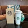 Cốc Starbucks 473ml Thép Không Gỉ Giữ Nhiệt Đôi Miệng, kèm ống hút và móc khóa quà tặng 5