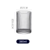 Cốc Thủy Tinh Chịu Nhiệt Vân Sọc Cao Cấp 260-360ml Uống Cafe Trà Cocktail Giá Tốt 35k 11