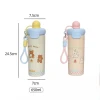 "Cốc trà hoa giữ nhiệt 316 thép không gỉ giá rẻ chỉ 134.500đ - ống hút nhựa, dây đeo" 4