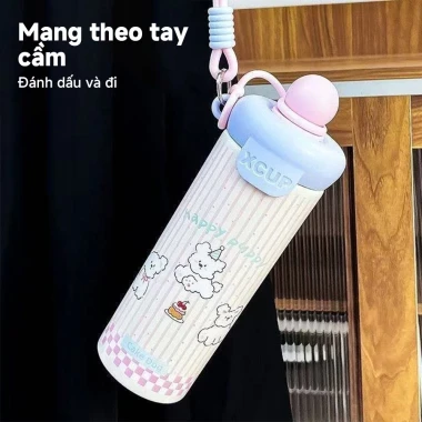 "Cốc trà hoa giữ nhiệt 316 thép không gỉ giá rẻ chỉ 134.500đ - ống hút nhựa, dây đeo" 5 "Cốc trà hoa giữ nhiệt 316 thép không gỉ giá rẻ chỉ 134.500đ - ống hút nhựa, dây đeo" 5