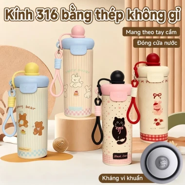 "Cốc trà hoa giữ nhiệt 316 thép không gỉ giá rẻ chỉ 134.500đ - ống hút nhựa, dây đeo" 10 "Cốc trà hoa giữ nhiệt 316 thép không gỉ giá rẻ chỉ 134.500đ - ống hút nhựa, dây đeo" 10