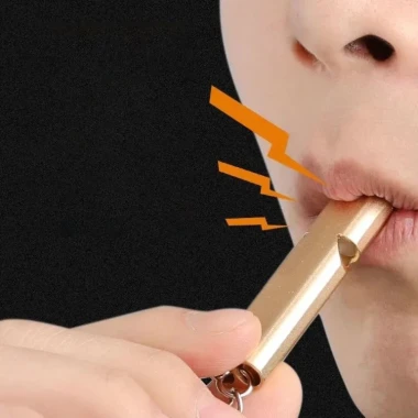 Còi Thổi Khẩn Cấp SOS Du Lịch Cắm Trại Hợp Kim Nhôm Giá Rẻ 12k 10