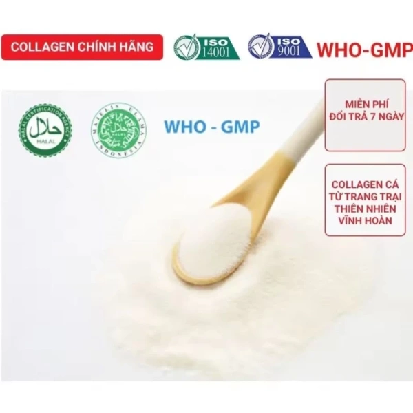 Collagen Vĩnh Hoàn 100% Thủy Phân Nguyên Chất: Thành phần, quy trình sản xuất và tiêu chuẩn chất lượng