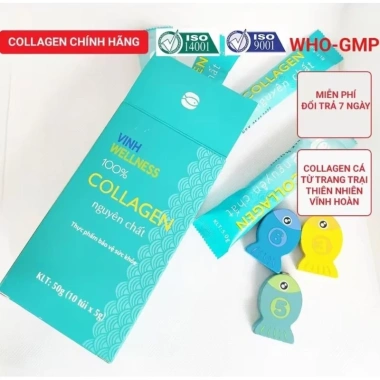 Collagen Vĩnh Hoàn 100% Thủy Phân Nguyên Chất VINH WELLNESS 50g Giảm Giá 199k 5 Collagen Vĩnh Hoàn 100% Thủy Phân Nguyên Chất VINH WELLNESS 50g Giảm Giá 199k 5