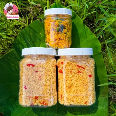 Cốm Chiên Mắm Tỏi Ớt Siêu Giòn Cay 1Kg + 2 Hũ Tặng, Giá Chỉ 209.000đ 5 Cốm Chiên Mắm Tỏi Ớt Siêu Giòn Cay 1Kg + 2 Hũ Tặng, Giá Chỉ 209.000đ 5