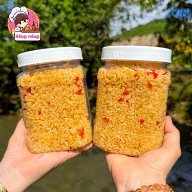Cốm Chiên Mắm Tỏi Ớt Siêu Giòn Cay 1Kg + 2 Hũ Tặng, Giá Chỉ 209.000đ 10 Cốm Chiên Mắm Tỏi Ớt Siêu Giòn Cay 1Kg + 2 Hũ Tặng, Giá Chỉ 209.000đ 10