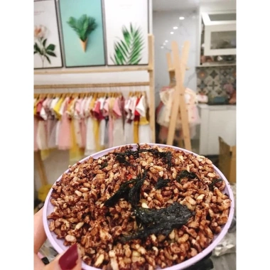 Cốm gạo lứt sấy rong biển 500g - Dinh dưỡng cao, giảm cân keto, tiện lợi, giá 65.000 VND