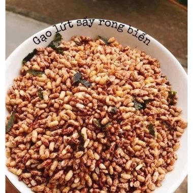 Cốm gạo lứt sấy rong biển 500g - Dinh dưỡng cao, giảm cân keto, tiện lợi, giá 65.000 VND