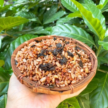 Cốm gạo lứt sấy rong biển 500g - Dinh dưỡng cao, giảm cân keto, tiện lợi, giá 65.000 VND