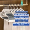 Combo 10 móc treo quần áo chống trượt đa năng chất liệu nhựa ABS cao cấp xoay 360 độ không cong vênh và biến dạng 3