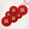 Combo 10 quạt giấy đỏ Tết – Trang trí tường phúc đỉnh, quà Tết sinh động, chỉ 25.000 VND 4