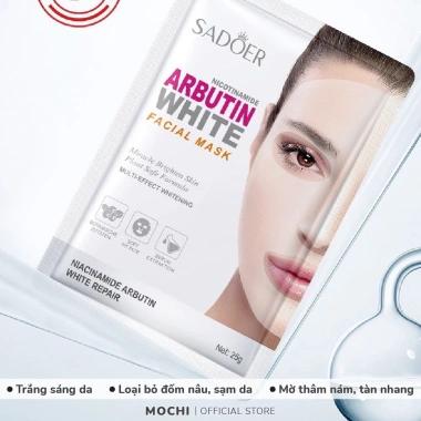 [combo 10miếng]Mặt nạ collagen Sadoer cung cấp protein, giữ ẩm, căng mịn, trắng sáng da. 5