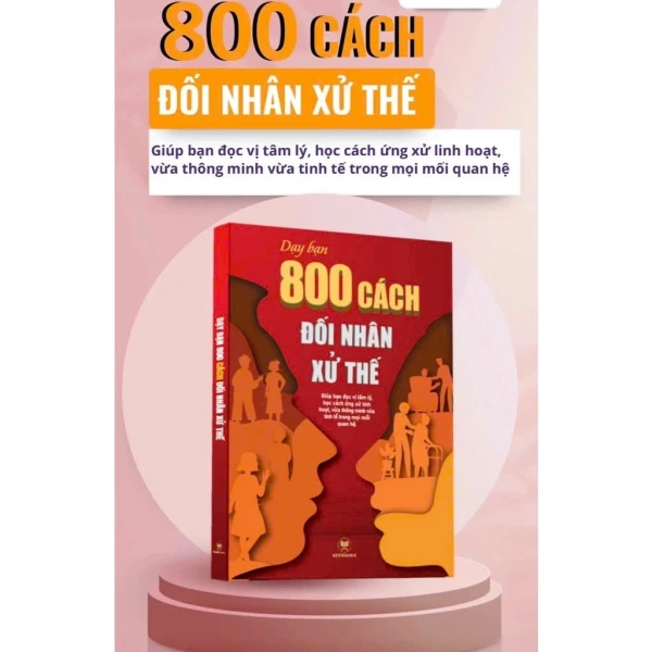 Hình ảnh sản phẩm Combo 2 cuốn Đối nhân xử thế 800 cách + Bí mật Top 1% Giới tinh hoa - Giá ưu đãi 85.000 VNĐ